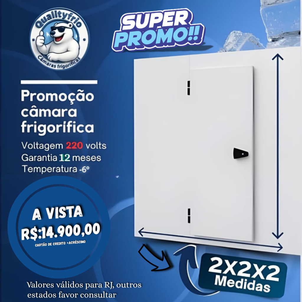 Qualityfrio — Promoção Câmara Frigorífica