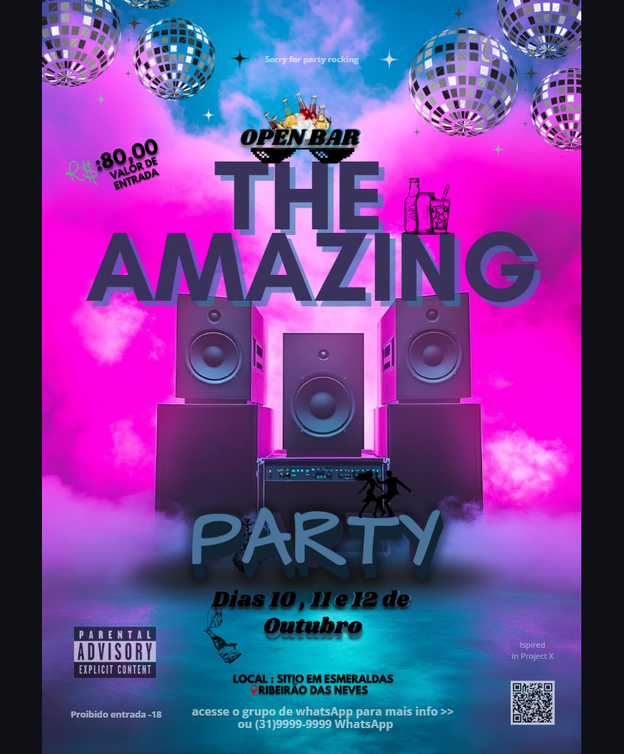 Cartaz The Amazing Party